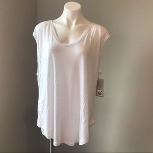 Balance Collection Sleeves Tee- white 2X